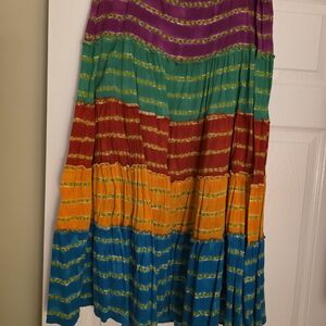 Ralph Lauren Multicolor Striped tiered Skirt